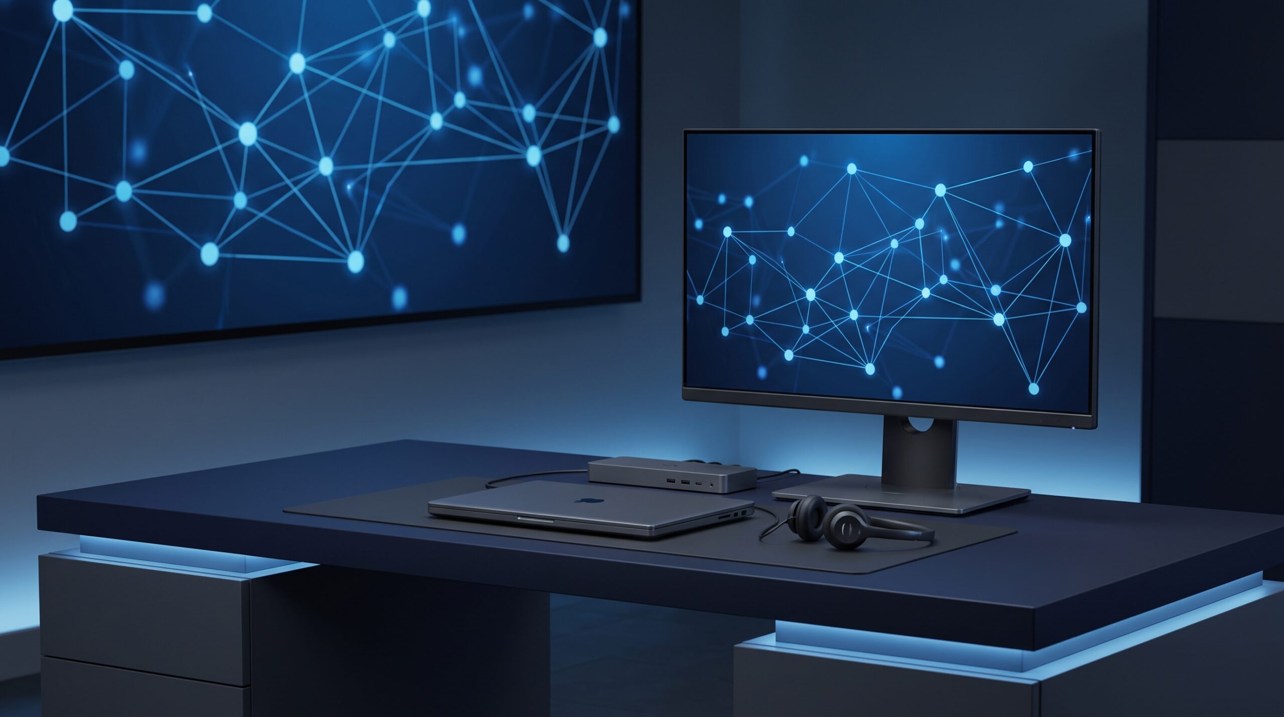 Organized enterprise workspace representing technology governance and reduced tool sprawl.